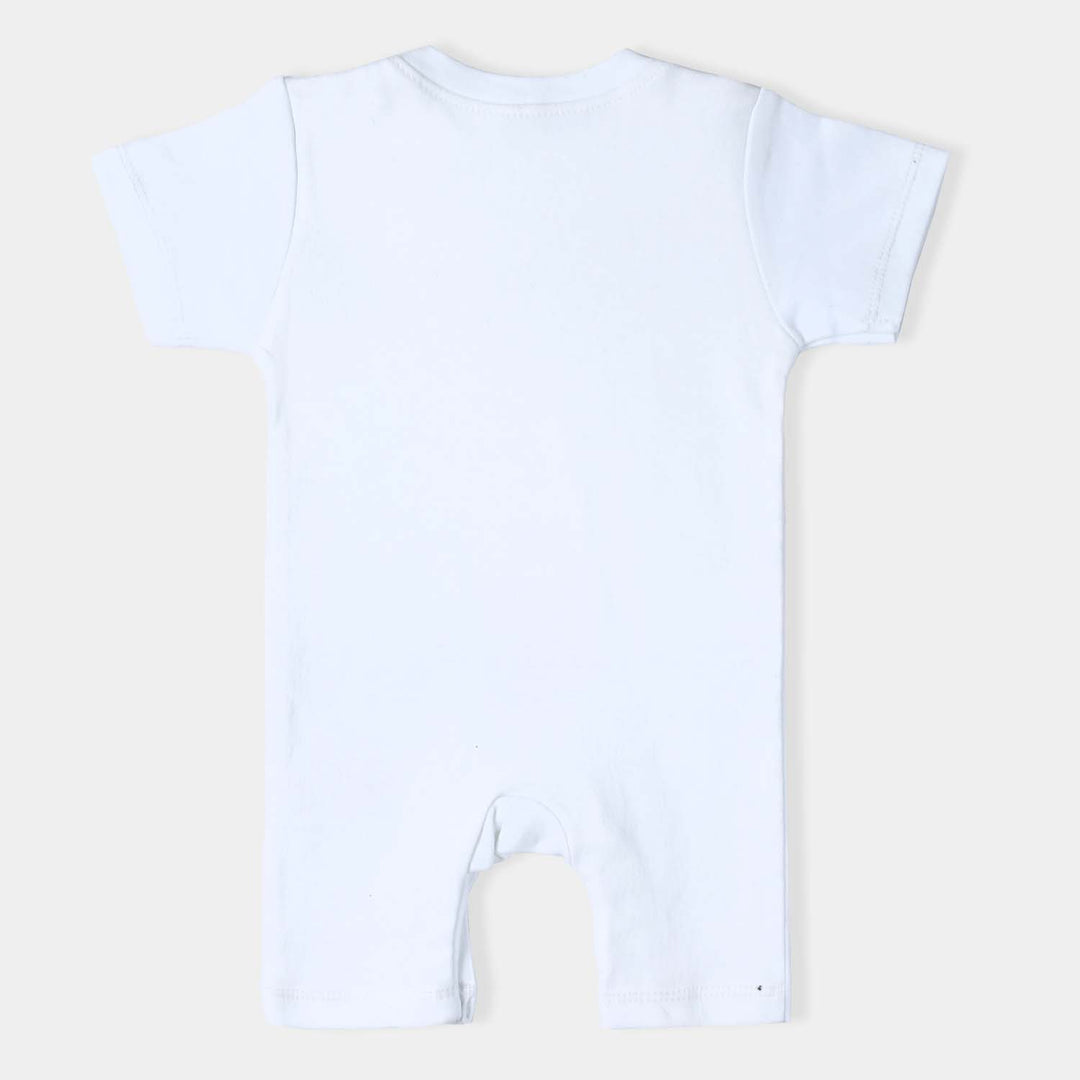 Pack Of 3 Infant Boys Cotton Interlock Rompers set