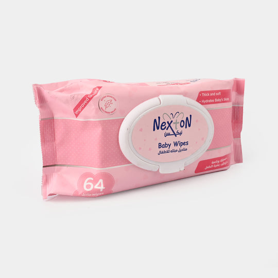Nexton Baby Wipes 64Pcs