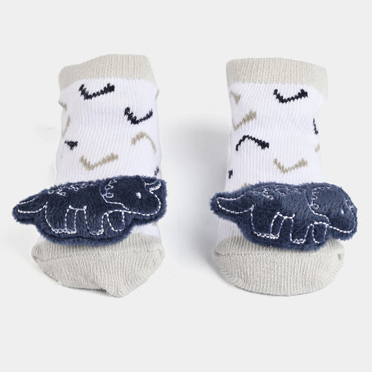 Infant Printed Cap & Socks Set 6M+