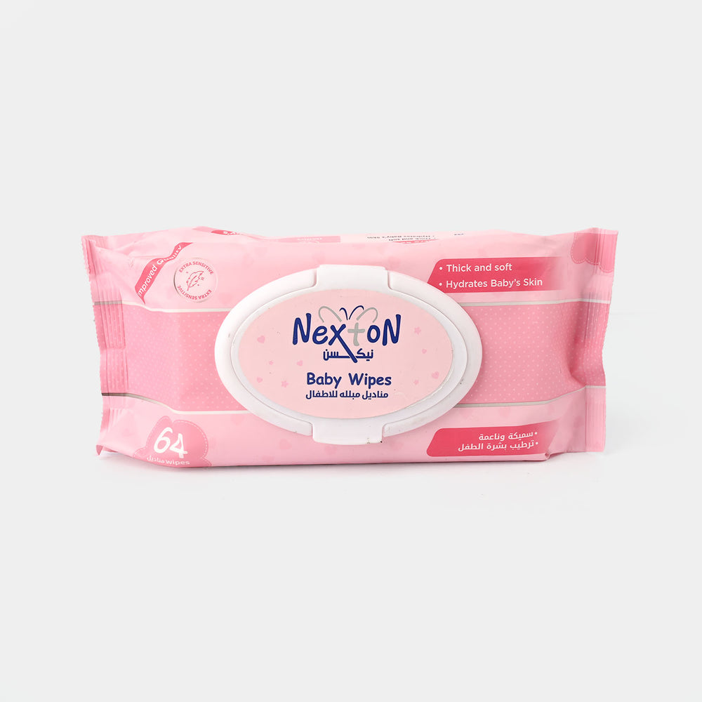 Nexton Baby Wipes 64Pcs