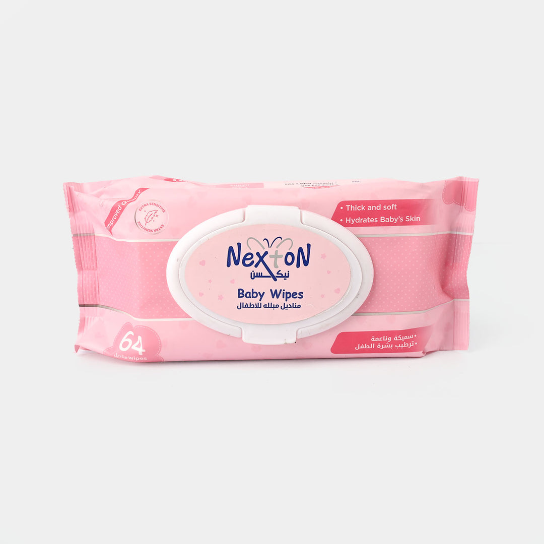 Nexton Baby Wipes 64Pcs