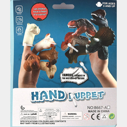 Dinosaur Hand Puppet (Finger Puppet Set)