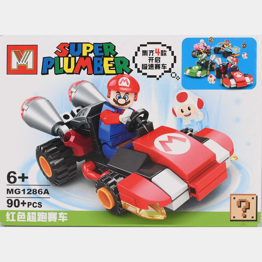 Super Character Building Block Racing Car Set