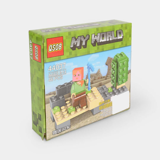 My World Minecraft-Themed Building Block Set