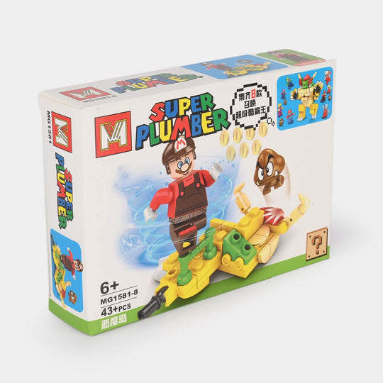 Super Plumber Building Block Set