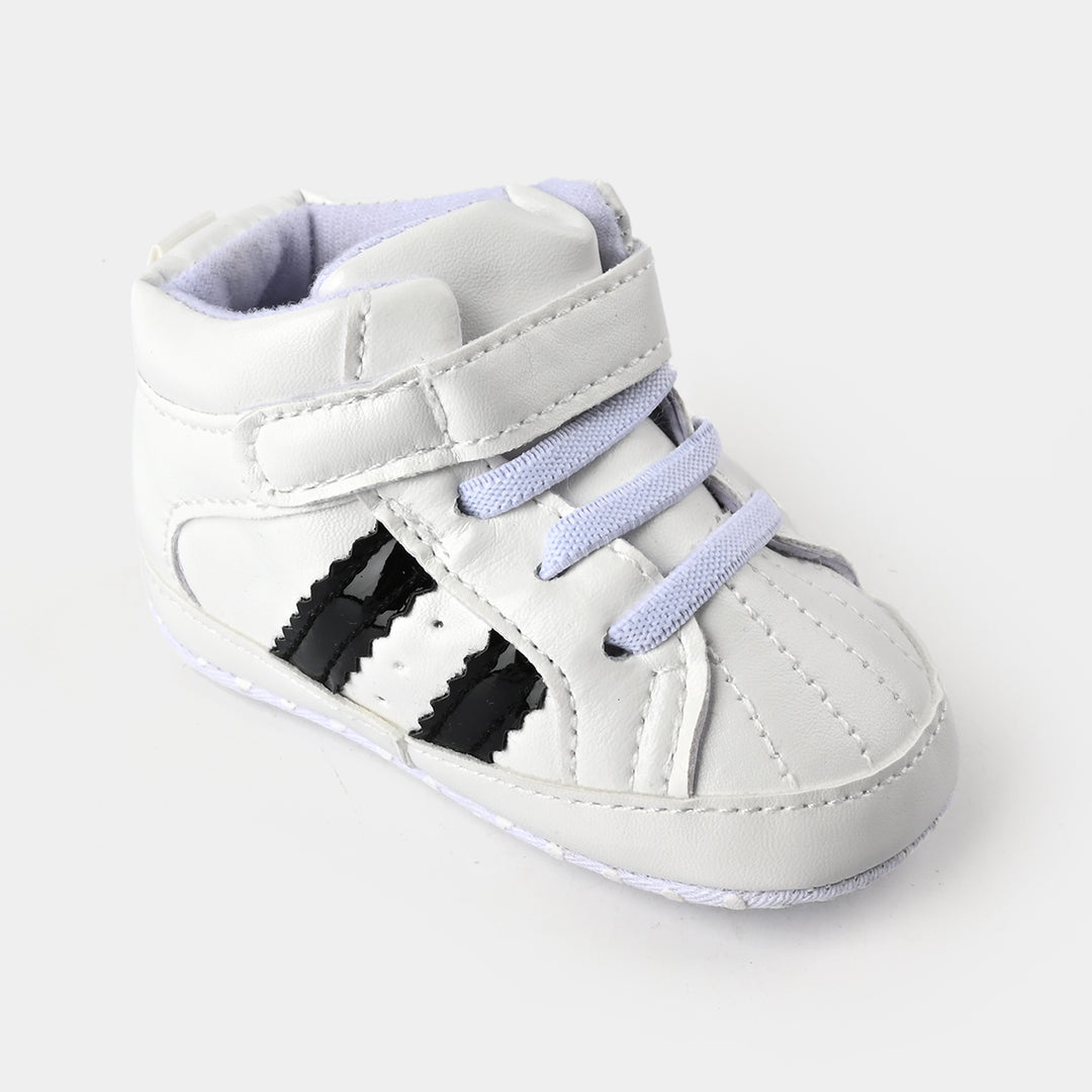 Baby Boy Shoes B233-White/Black