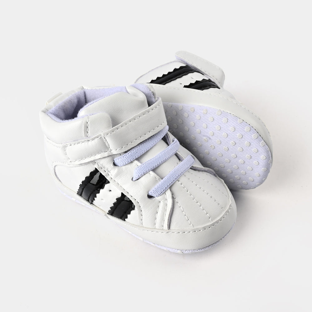 Baby Boy Shoes B233-White/Black