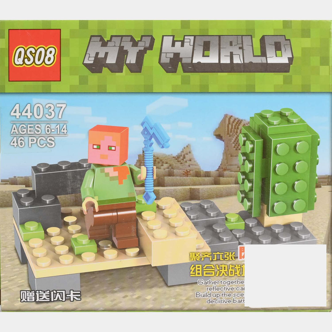 My World Minecraft-Themed Building Block Set