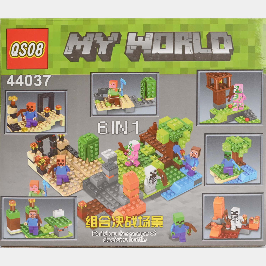 My World Minecraft-Themed Building Block Set