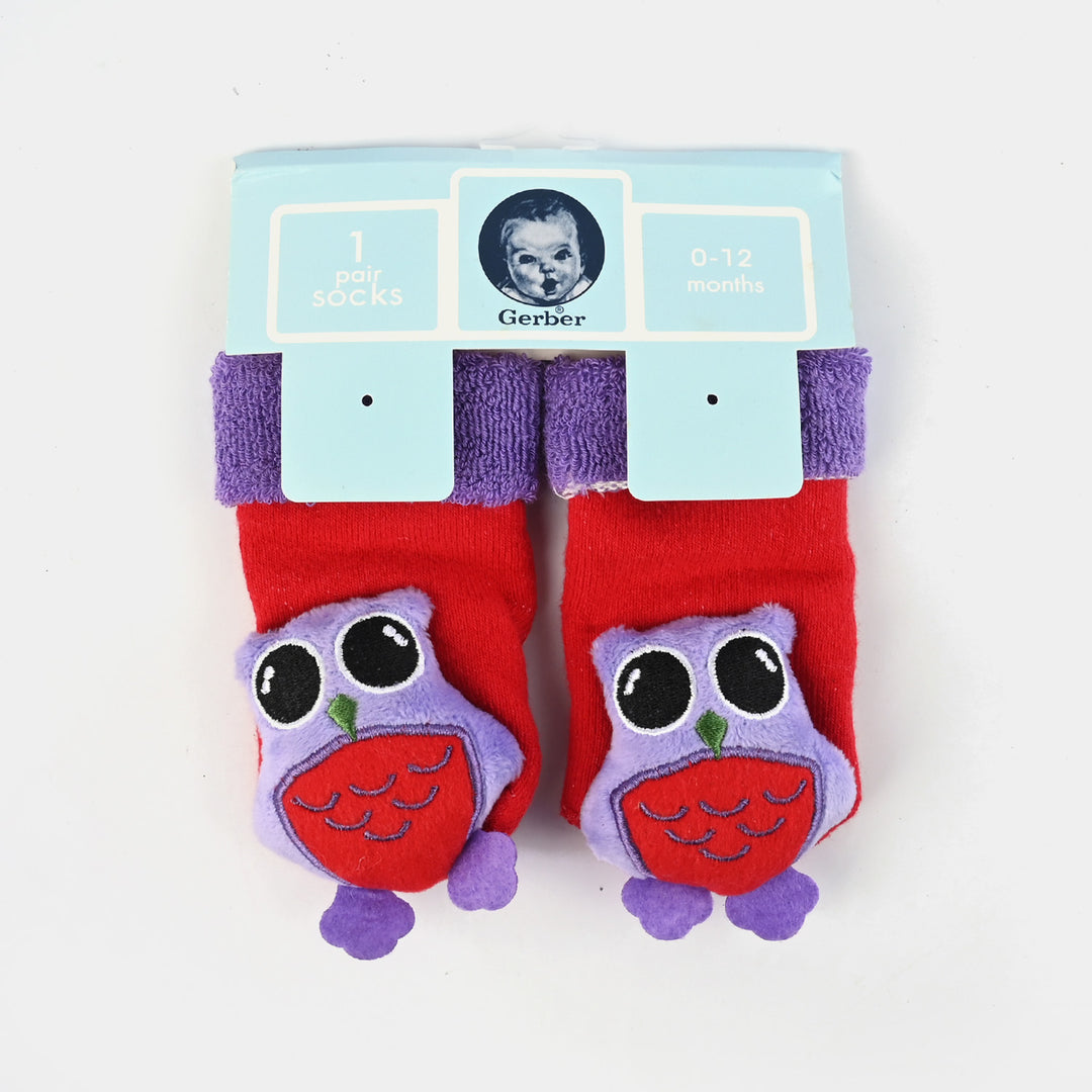 Baby Socks With Rattle