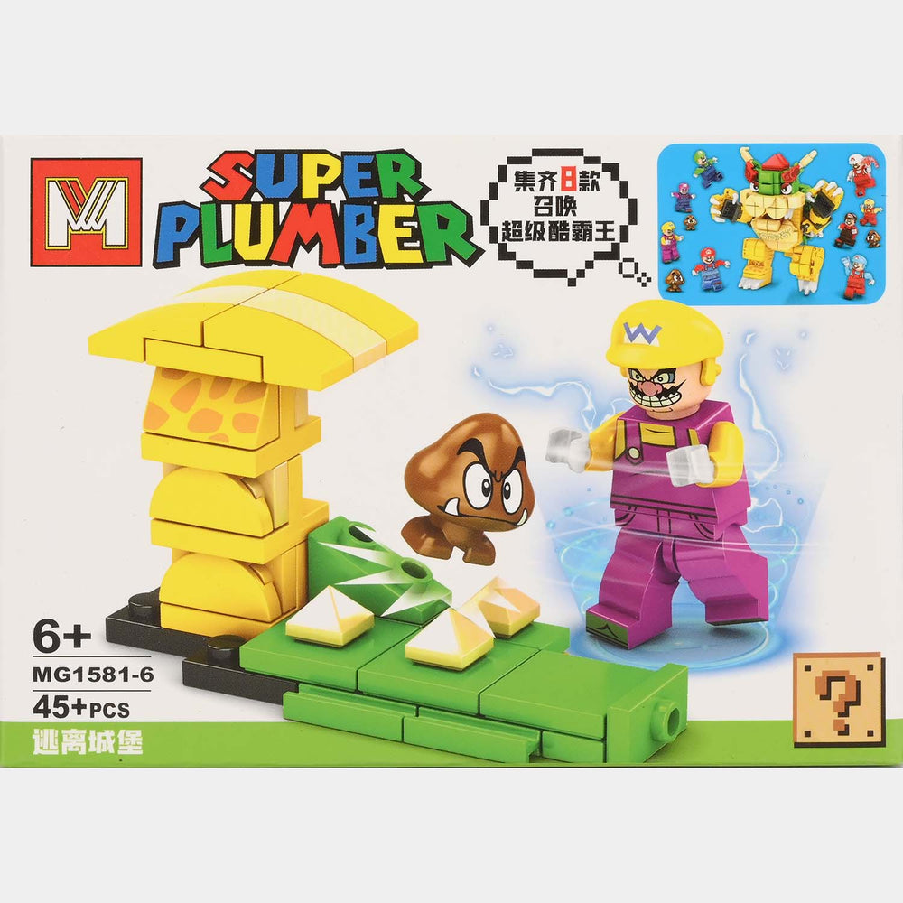 Super Plumber Building Block Set