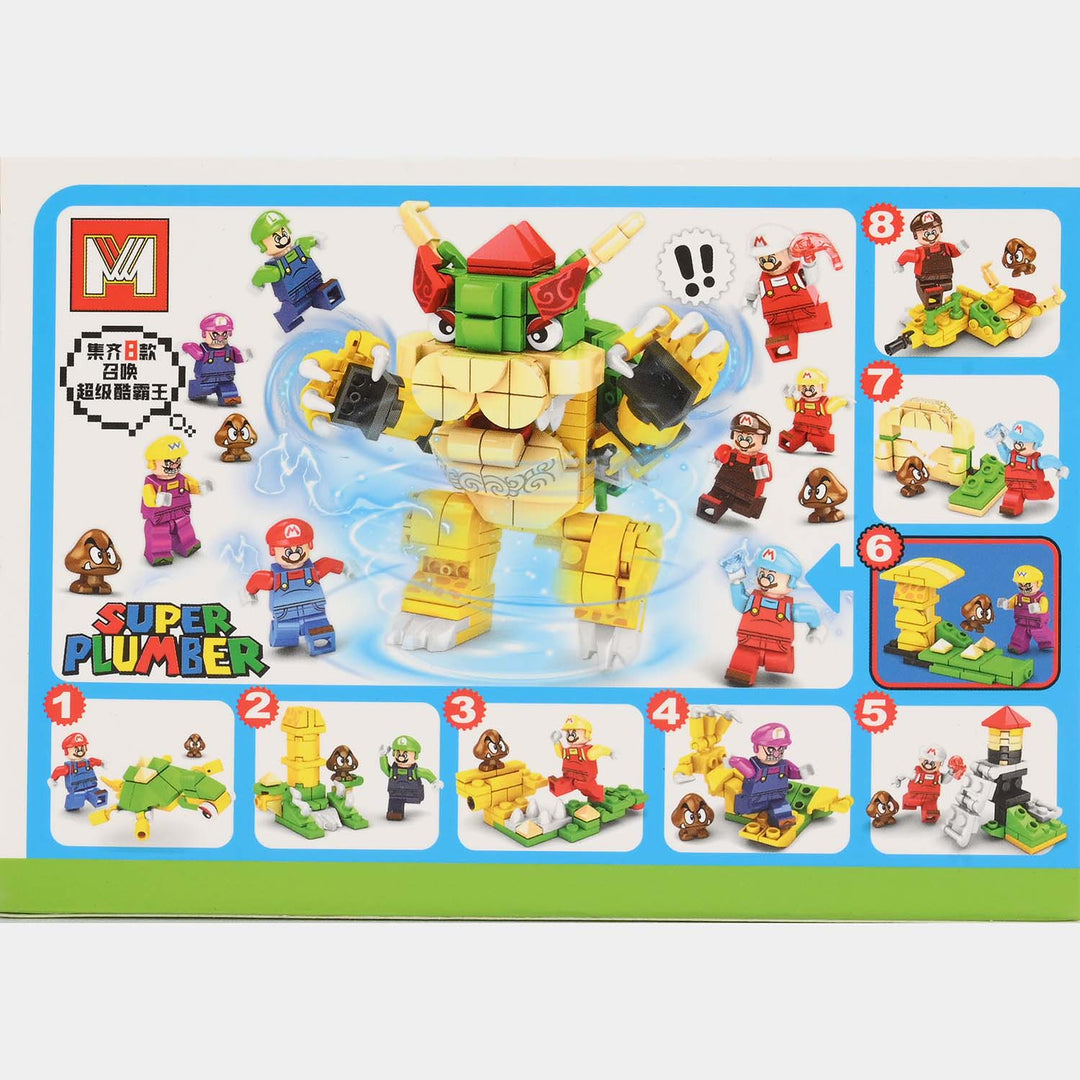 Super Plumber Building Block Set
