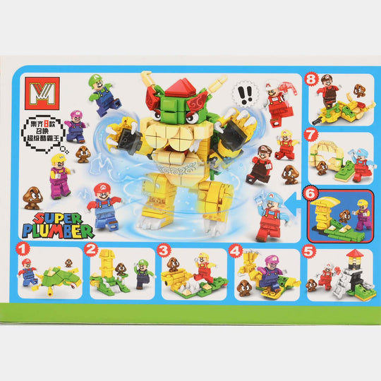 Super Plumber Building Block Set