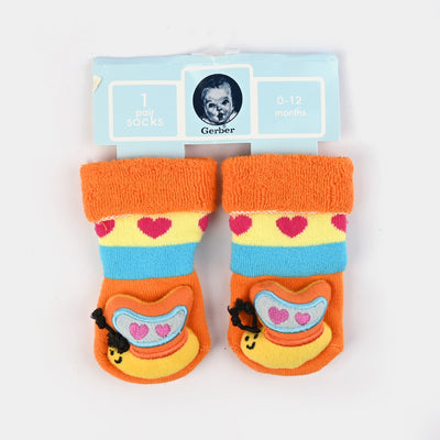 Baby Socks With Rattle