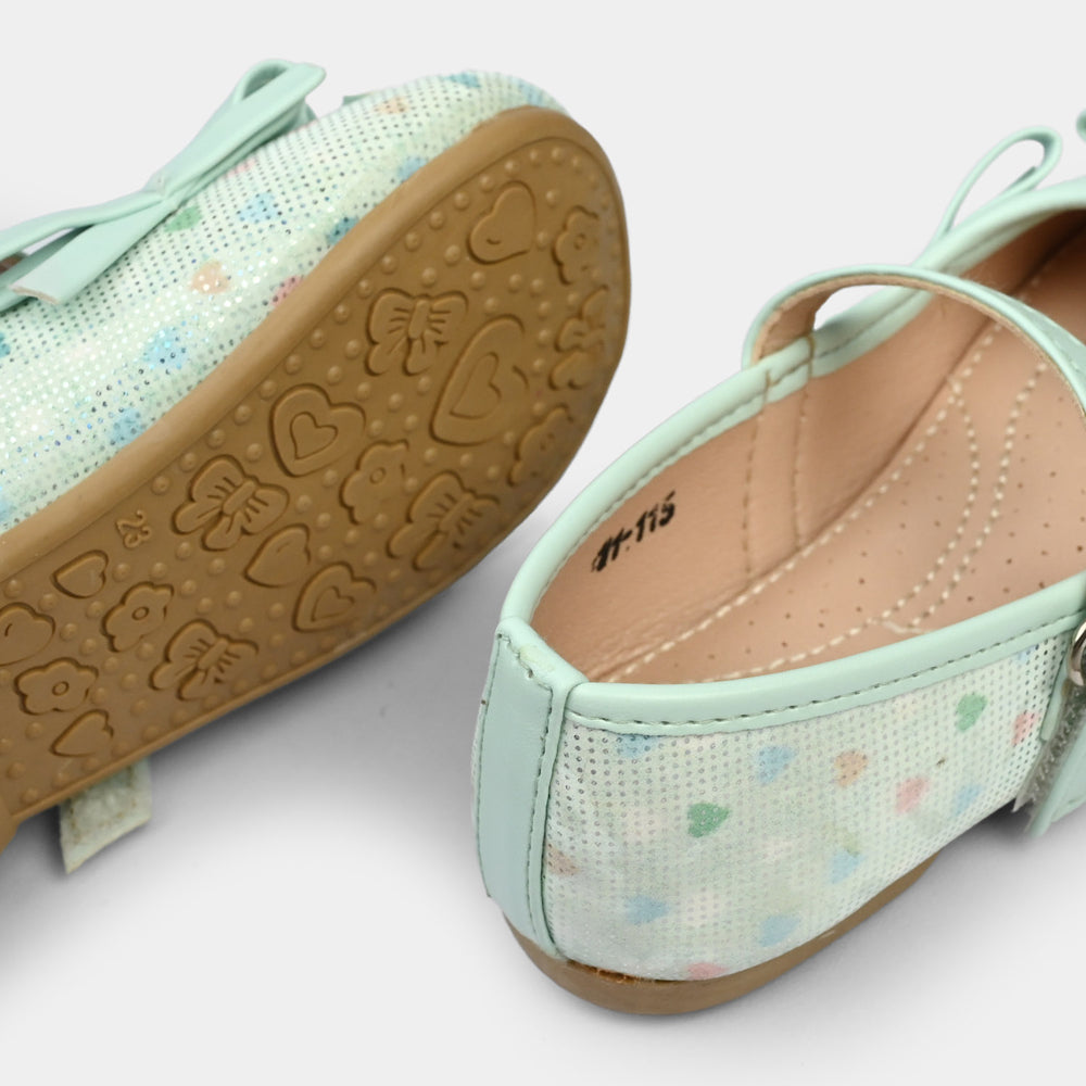 Girls Pumps 11-115-Sea.Green
