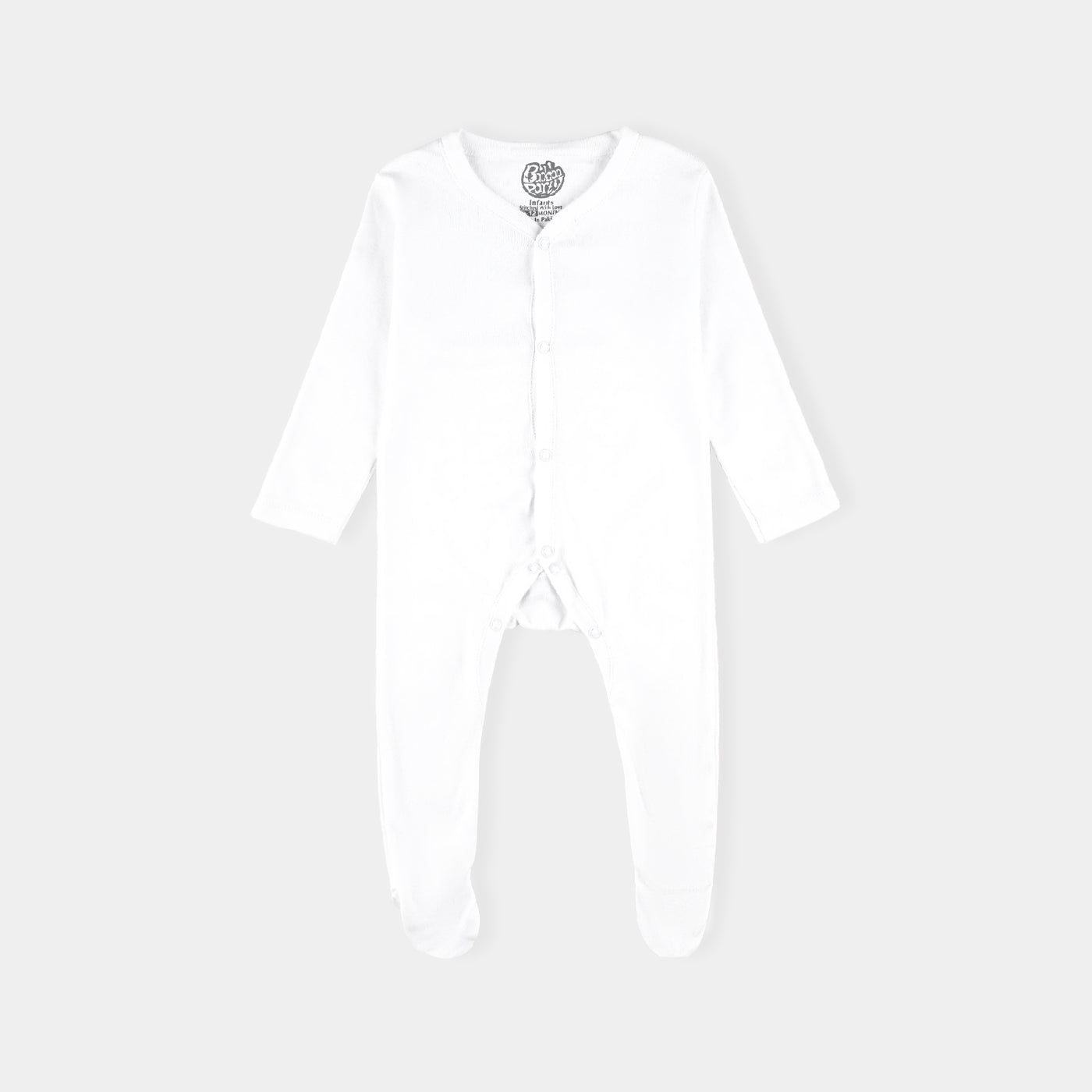 Baby Sleep Suit Pack Of 3 - White