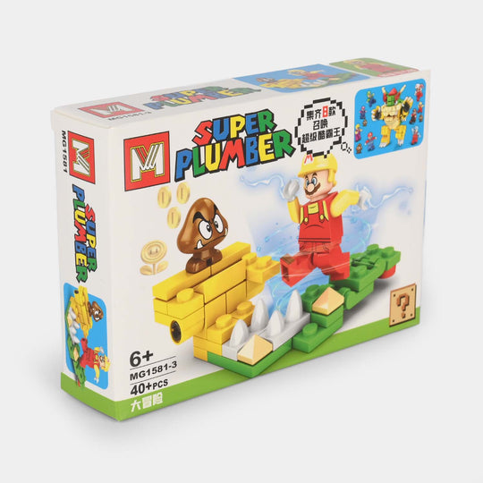 Super Plumber Building Block Set