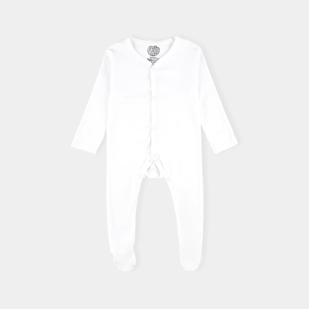 Baby Sleep Suit Pack Of 3 - White