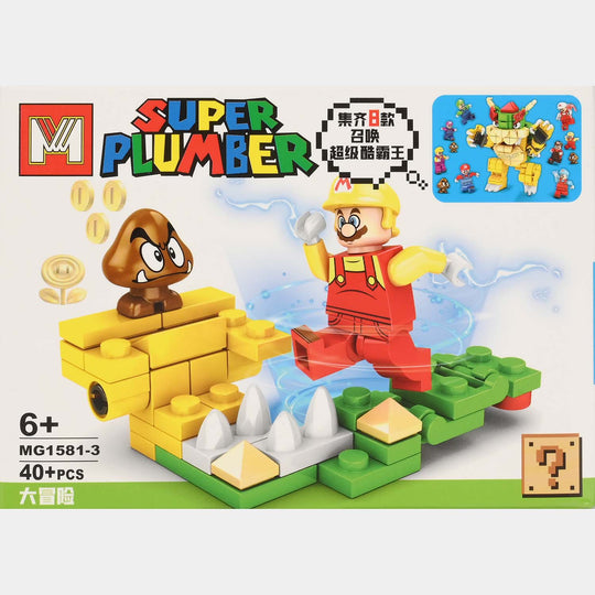 Super Plumber Building Block Set