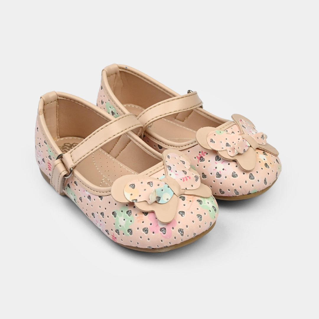 Girls Pumps 11-116-Peach