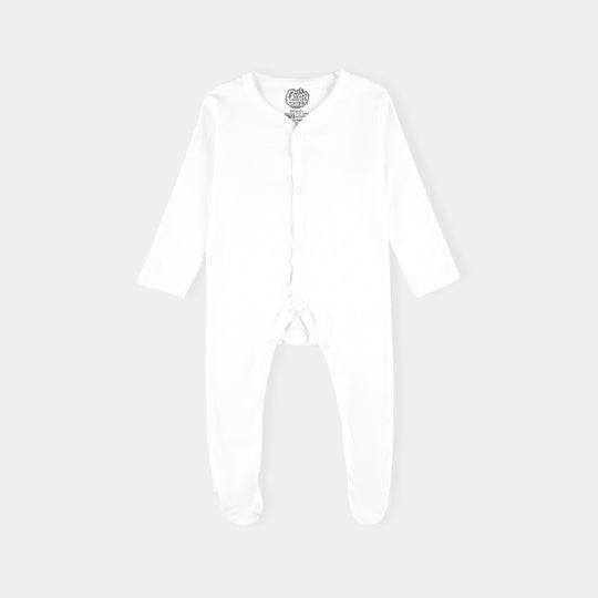 Baby Sleep Suit Pack Of 3 - White