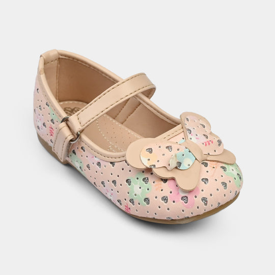 Girls Pumps 11-116-Peach