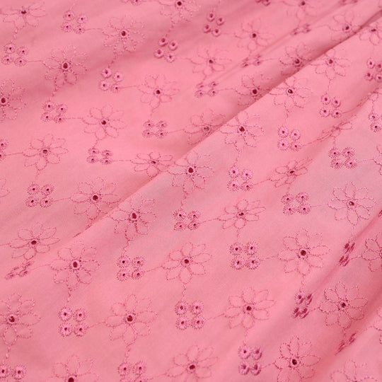 Girls Chicken Kari Casual Frock (Apricot) - Pink