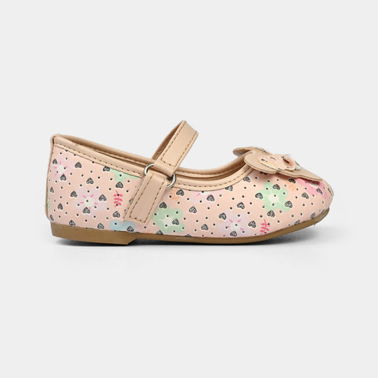 Girls Pumps 11-116-Peach