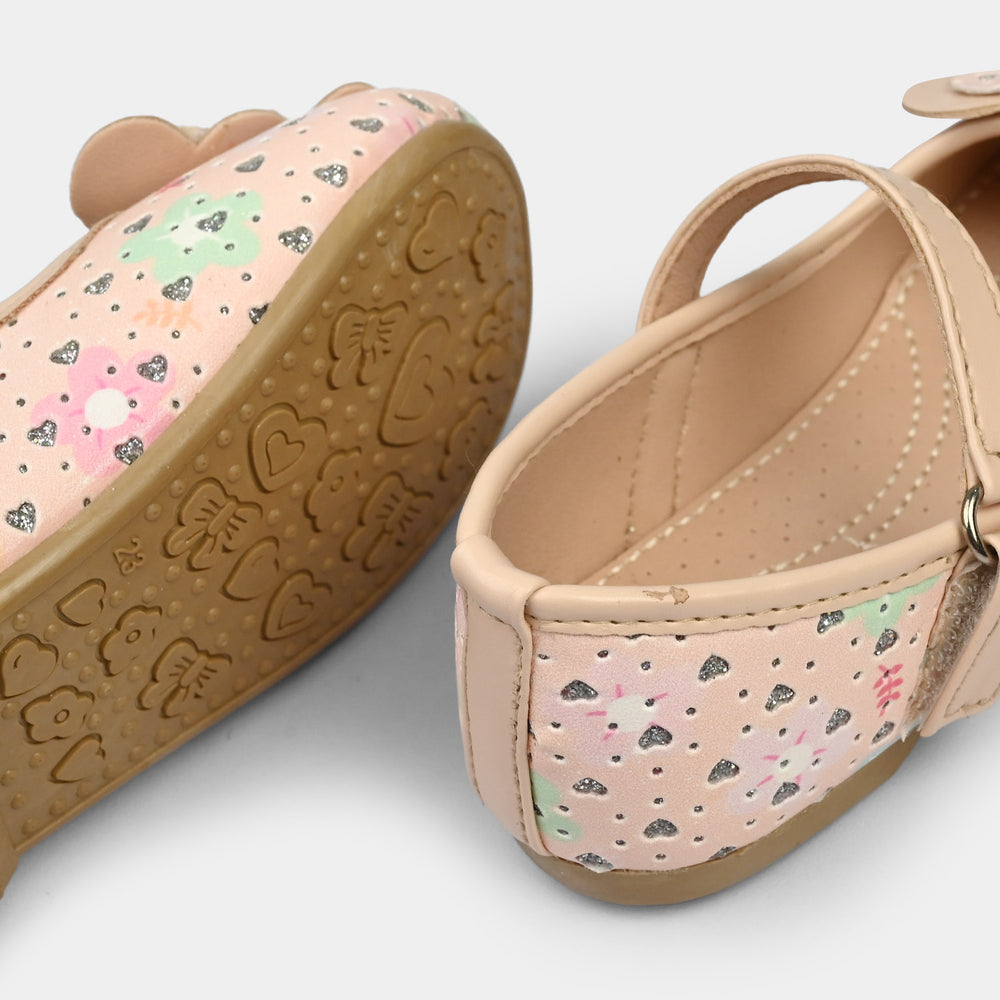 Girls Pumps 11-116-Peach