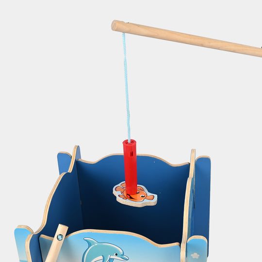 Wooden Fishing Game Toy