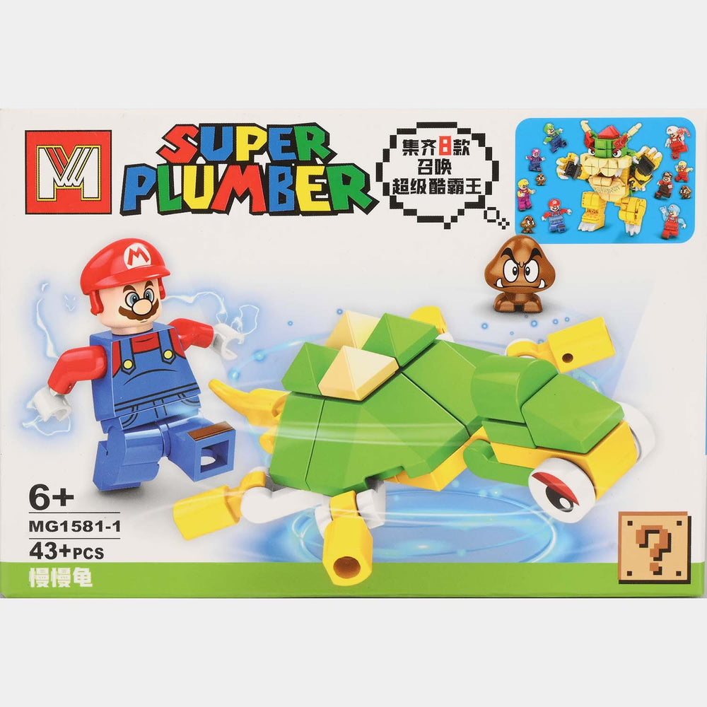 Super Plumber Building Block Set
