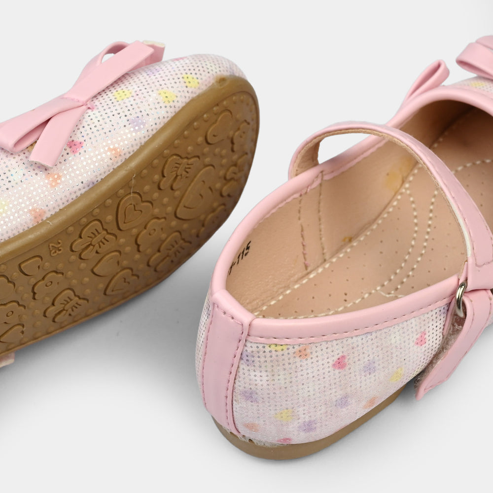 Girls Pumps 11-115-Pink