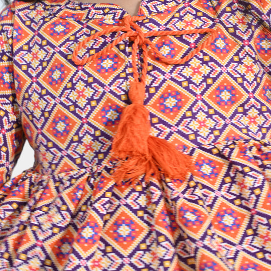 Infant Girls Cotton Printed 2Pcs CIRO - Multi