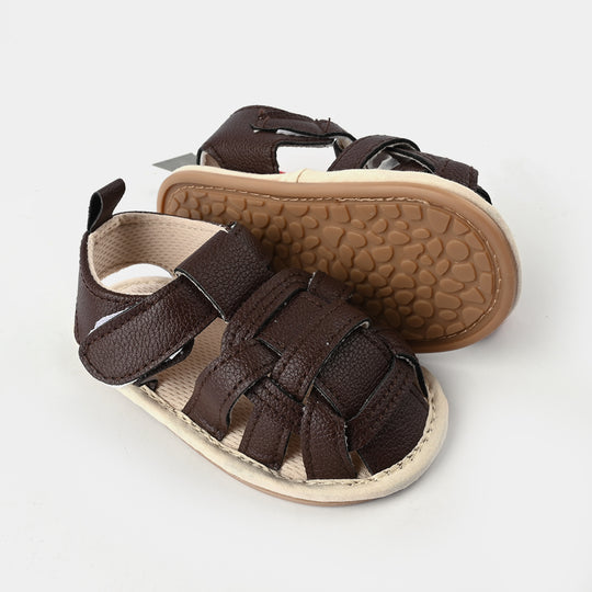 Baby Boy Shoes H36-Brown