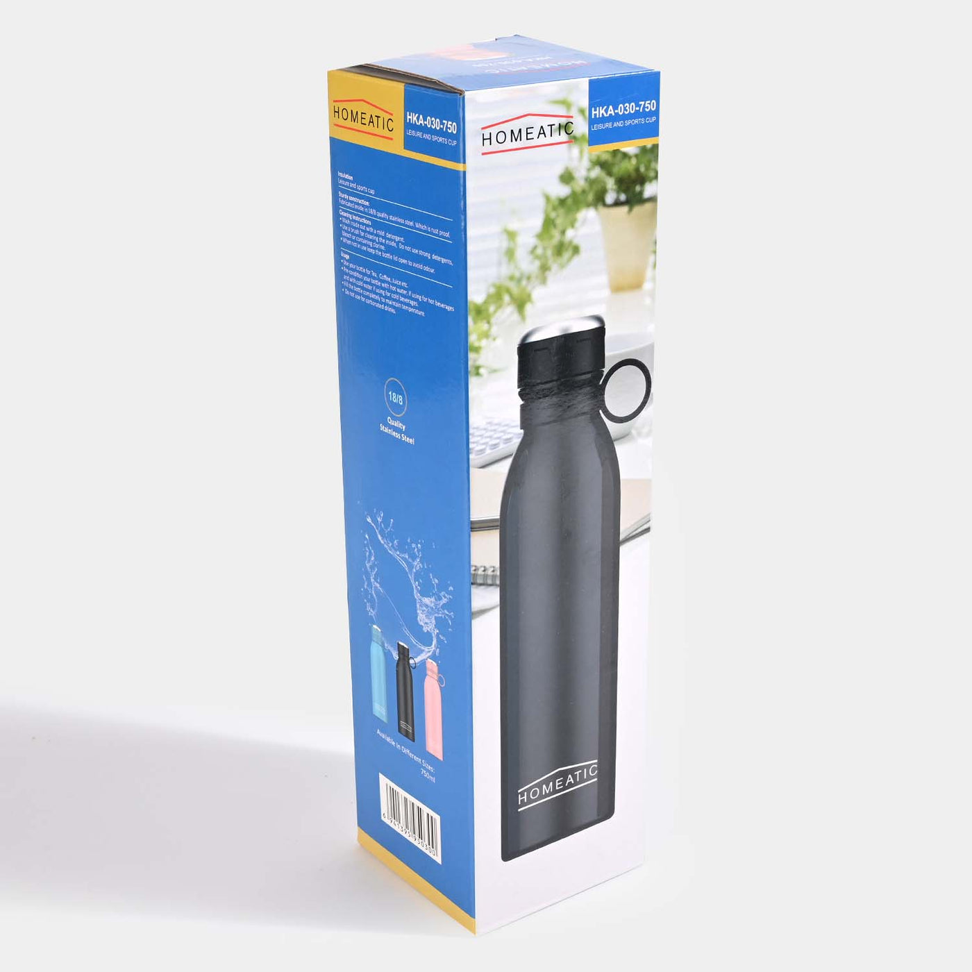 WATER BOTTLE STAINLESS STEEL | 750ml