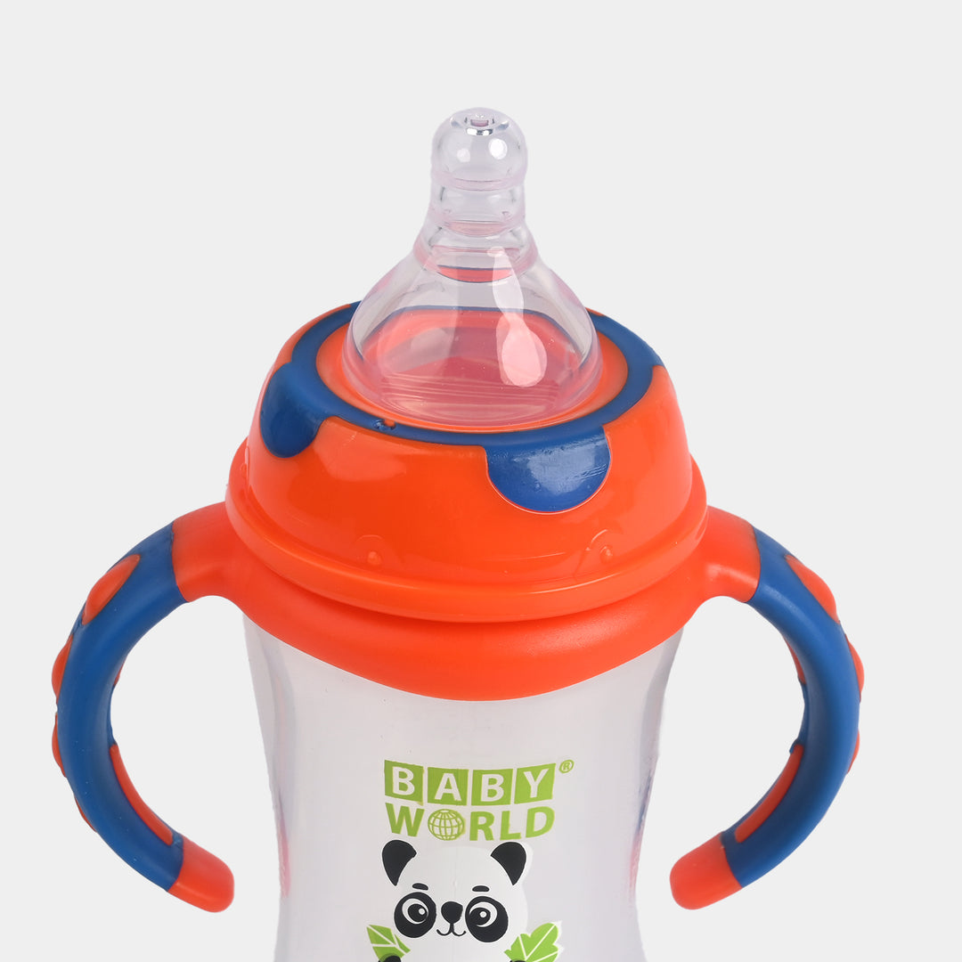 Wide Neck 8Oz Feeder Bottle with Handle 2049 Red