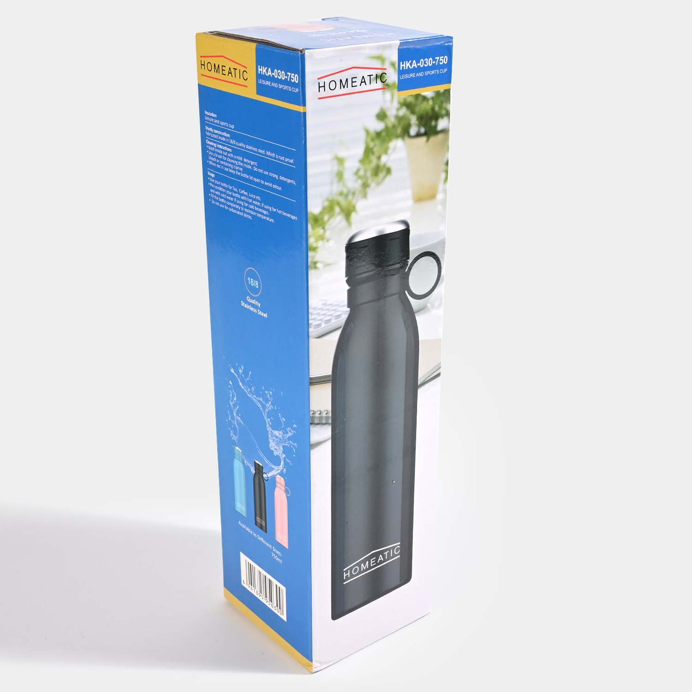 WATER BOTTLE STAINLESS STEEL | 750ml