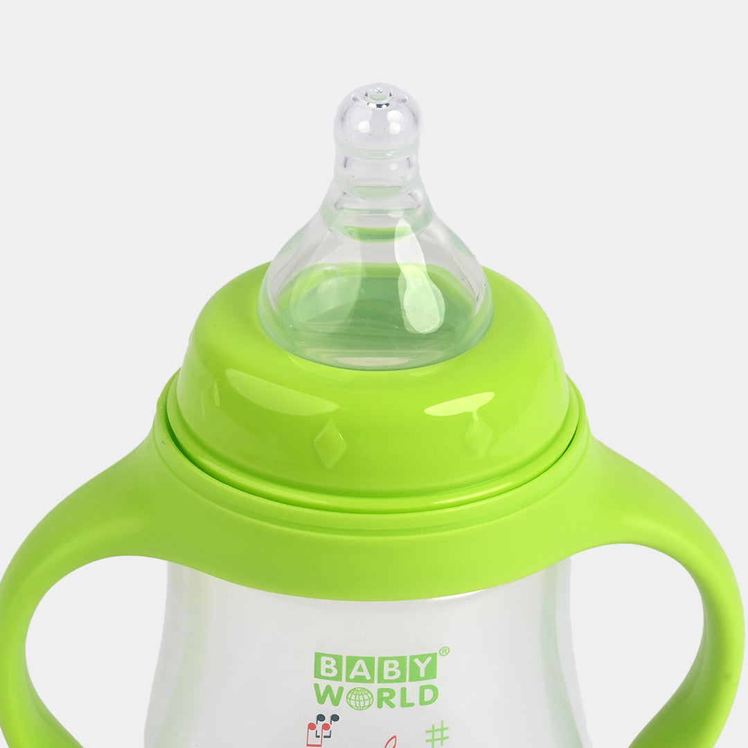 Wide Neck Bottle with Handle 240Ml | 2010 Green