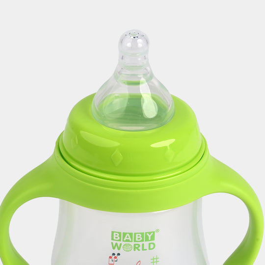 Wide Neck Bottle with Handle 240Ml | 2010 Green