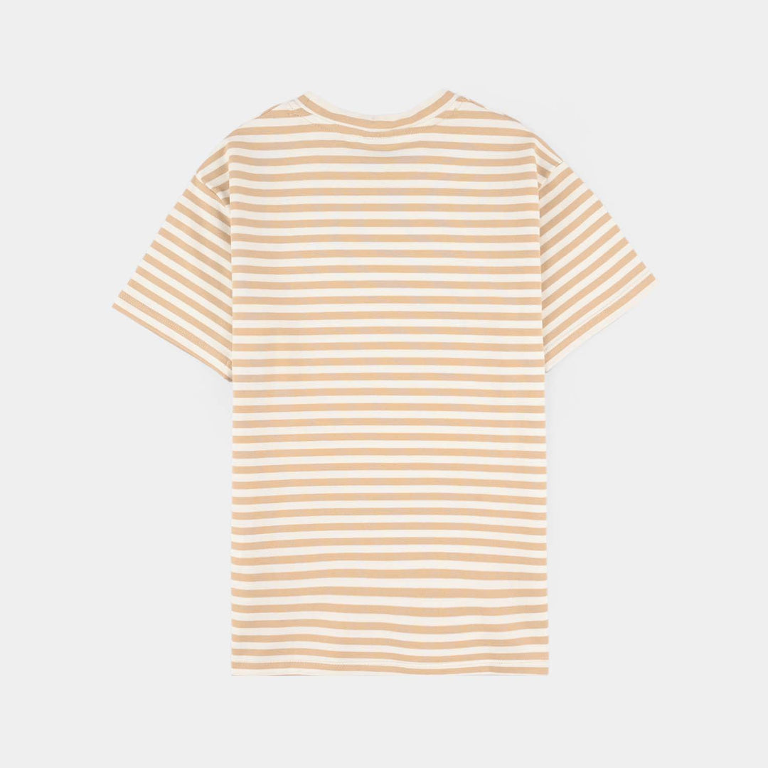 Boys Lycra Jersey T-Shirt (Character) - Beige