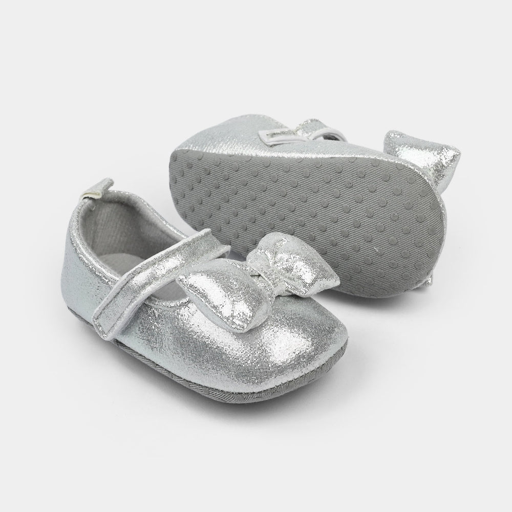 Girls Shoes C-568-SILVER