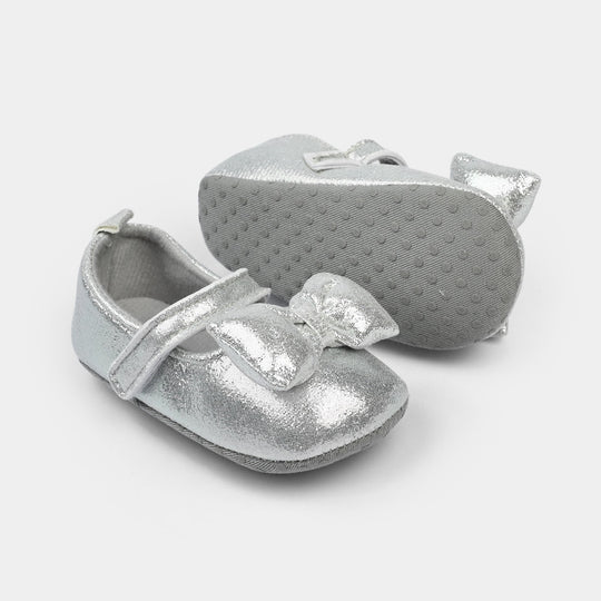 Girls Shoes C-568-SILVER