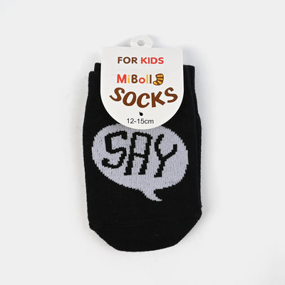 Boys Socks Anti Slip Black | 12M+