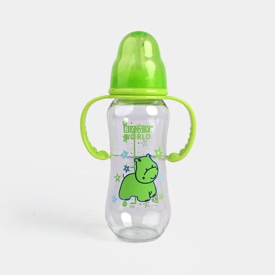 Premium Handle PC Feeder Bottle 8Oz 2025 Green