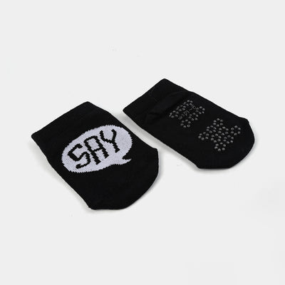 Boys Socks Anti Slip Black | 12M+