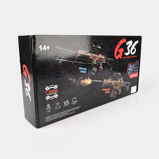 Electric G36 Water Gel Blaster with Light & Smoke