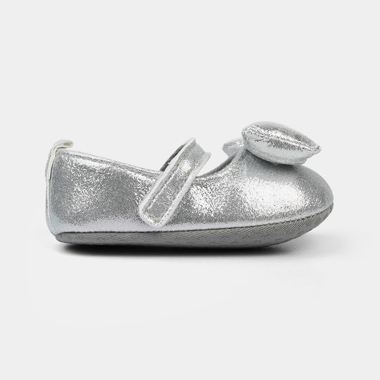 Girls Shoes C-568-SILVER