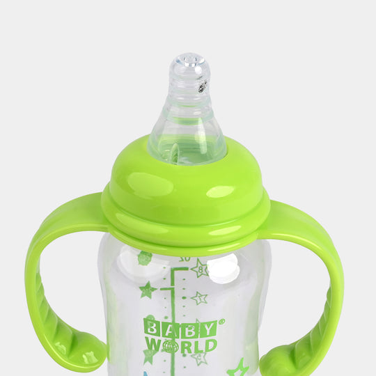 Premium Handle PC Feeder Bottle 8Oz 2025 Green