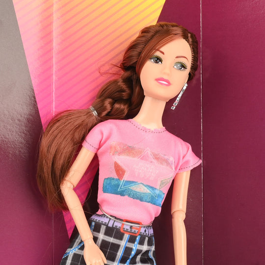 Fashion Girl Doll – Stylish 11.5" Poseable Doll