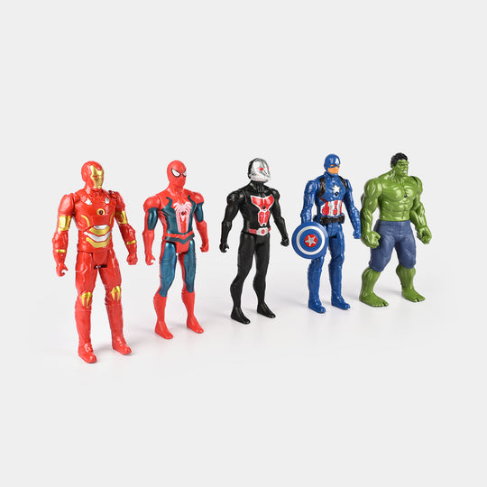 Superheros Action Figure Set For kids -5pcs